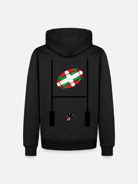 sport_rugby_design_06 - Men’s Premium Organic Hoodie - black