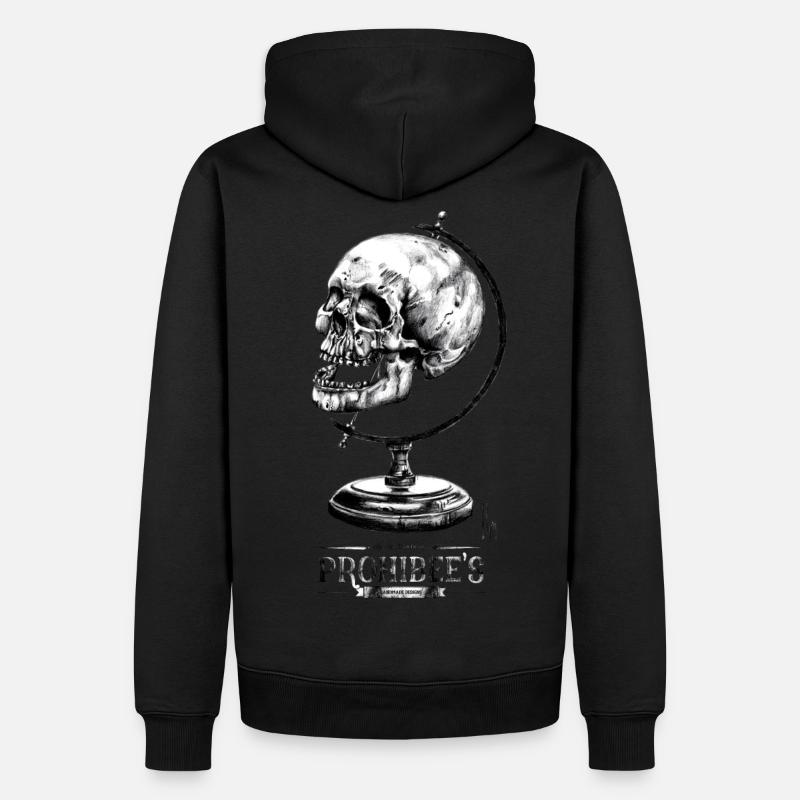 "Bipolar" - Männer Premium Bio Hoodie - Schwarz