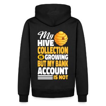 beekeeper beekeeper bees honey bee beekeeping - Men’s Premium Organic Hoodie - black - Back - Nico (187cm)