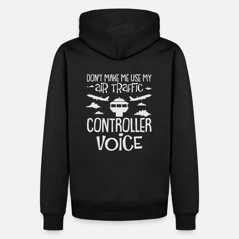 Pilotes pilotes pilotes - Sweat à capuche Premium bio Homme - noir
