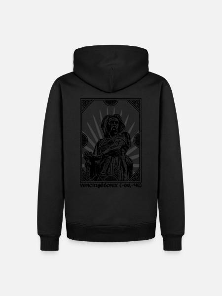 Vercingétorix - Sweat à capuche Premium bio Homme - noir