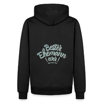 Le meilleur mari du monde. Le meilleur mari de tous les temps ! - Sweat à capuche Premium bio Homme - noir - Dos - Nico (187cm)