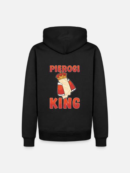 King Pierogi - Men’s Premium Organic Hoodie - black