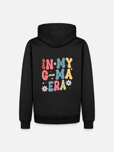 À l’époque de G-Ma - Sweat à capuche Premium bio Homme - noir