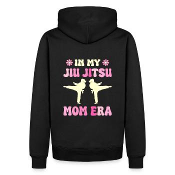 BJJ Boxing Grappling in meiner Jiu Jitsu Mom-Ära - Männer Premium Bio Hoodie - Schwarz - Hinten - Nico (187cm)