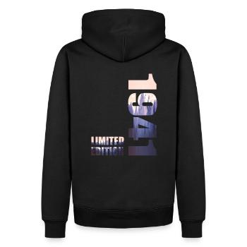 1941. Limited Edition T-Shirt Geburtstags Idee - Männer Premium Bio Hoodie - Schwarz - Hinten - Nico (187cm)