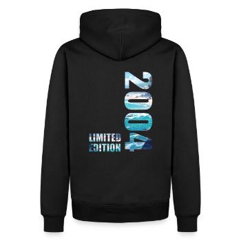 2004 Limited Edition T-Shirt Geburtstags Idee - Männer Premium Bio Hoodie - Schwarz - Hinten - Nico (187cm)