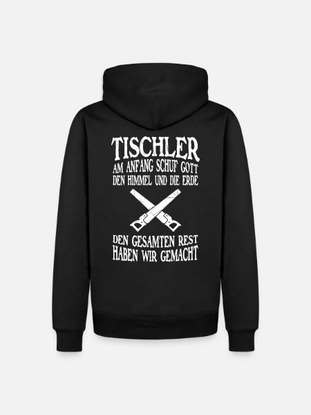 Tischler Tischlerei Schreiner Schreinerei Geschenk - Männer Premium Bio Hoodie - Schwarz