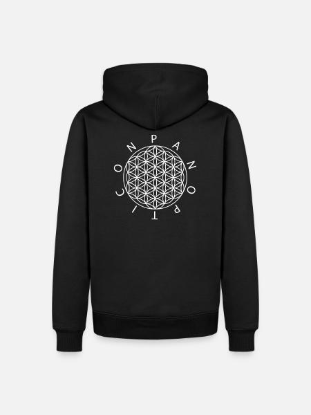 Oppy De Bernardo : Panopticon - Sweat à capuche Premium bio Homme - noir