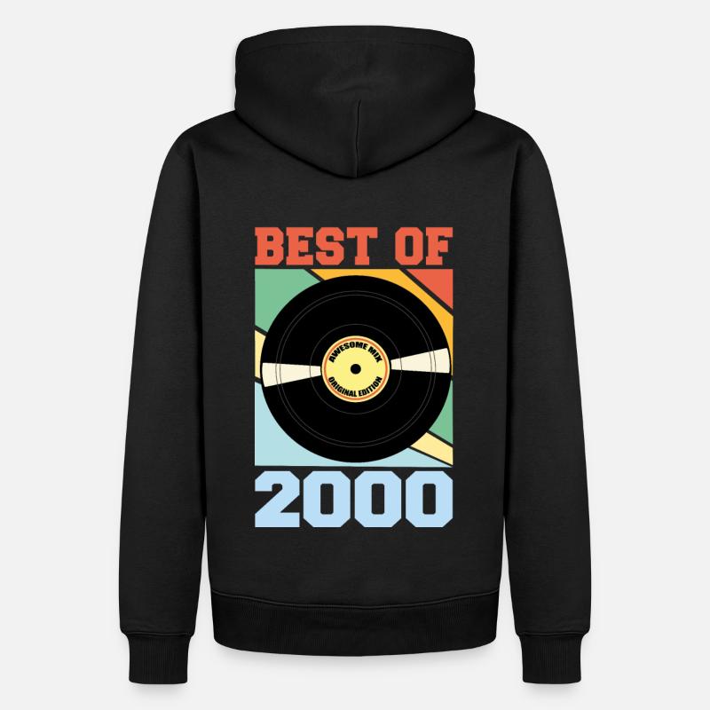 Le meilleur de 2000 - Sweat à capuche Premium bio Homme - noir