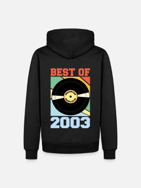 Best of 2002 - Men’s Premium Organic Hoodie - black