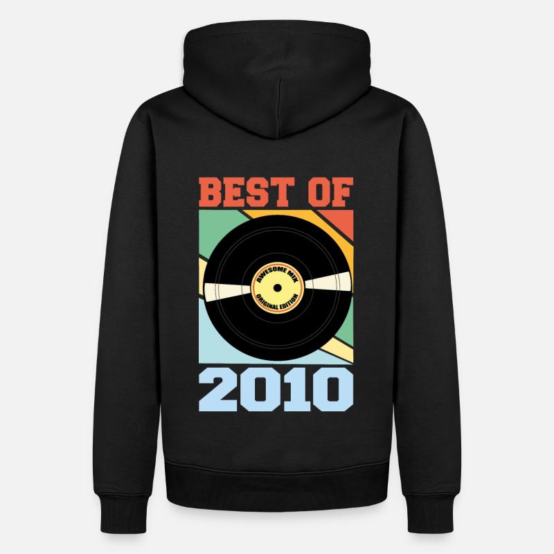 Le meilleur de 2010 - Sweat à capuche Premium bio Homme - noir