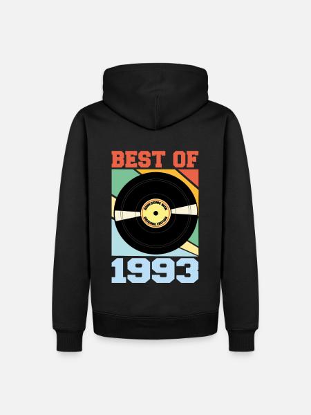 Best of 1993 - Men’s Premium Organic Hoodie - black
