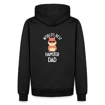 Meilleur hamster du monde Papa Dabbing Golden Hamster - Sweat à capuche Premium bio Homme - noir - Dos - Nico (187cm)