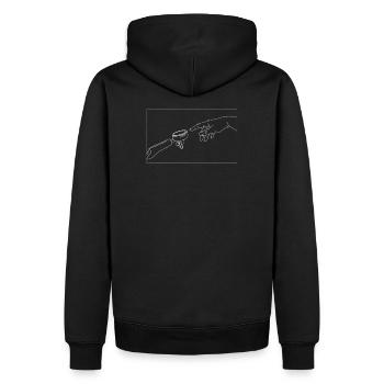 Barista portafilter Homebarista portafilter machine - Men’s Premium Organic Hoodie - black - Back - Nico (187cm)