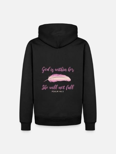 Christian Bible Quote - Men’s Premium Organic Hoodie - black