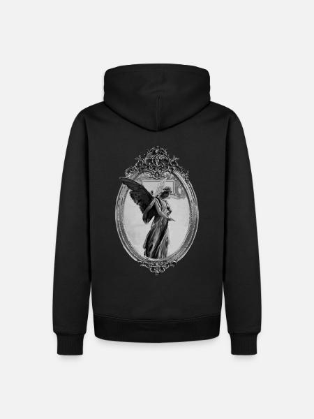 Renaissance Wings - Männer Premium Bio Hoodie - Schwarz