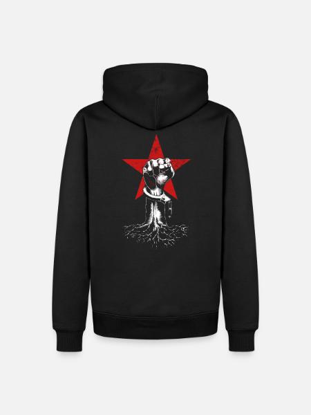 Resistance roots - Men’s Premium Organic Hoodie - black