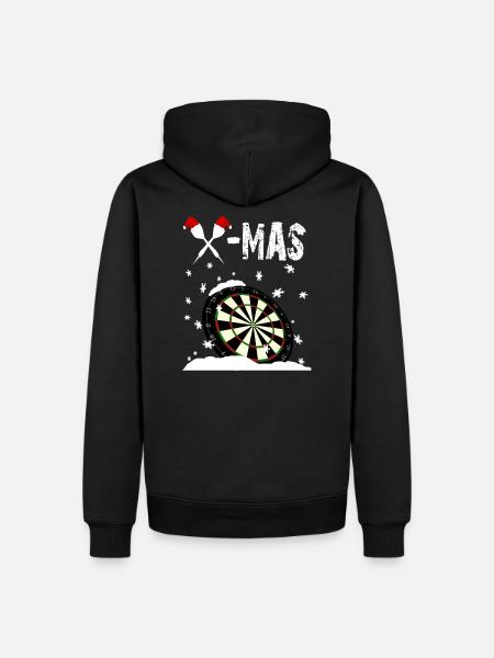 X MAS Dartboard - Men’s Premium Organic Hoodie - black