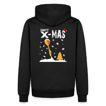 Darty x - max - Sweat à capuche Premium bio Homme - noir - Dos - Nico (187cm)