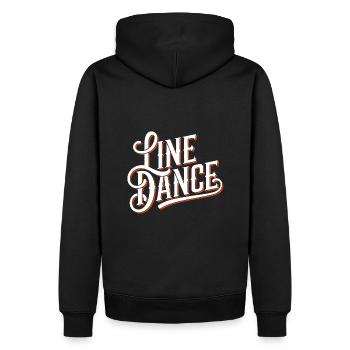 Conception de danse en ligne pour danseurs et groupe de danse - Sweat à capuche Premium bio Homme - noir - Dos - Nico (187cm)