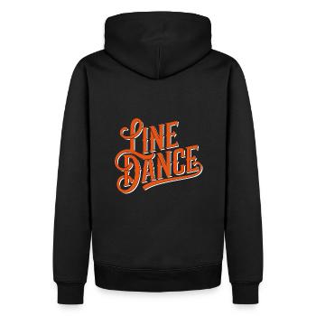 Conception de danse en ligne pour danseurs et groupe de danse - Sweat à capuche Premium bio Homme - noir - Dos - Nico (187cm)