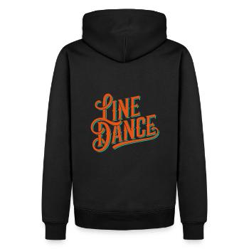 Conception de danse en ligne pour danseurs et groupe de danse - Sweat à capuche Premium bio Homme - noir - Dos - Nico (187cm)