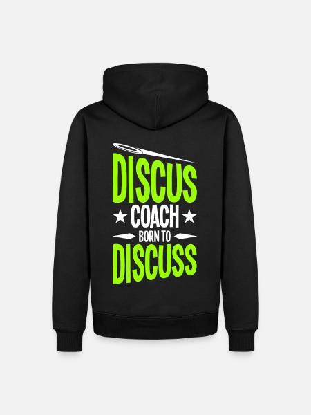 Diskuswurf Diskuswerfer Leichtathletik Diskus - Männer Premium Bio Hoodie - Schwarz