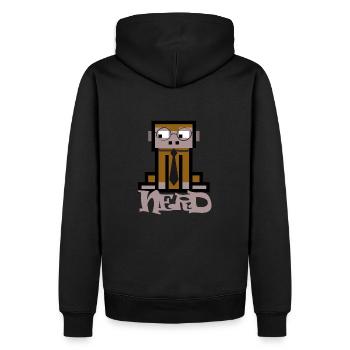 Orang Utan - Men’s Premium Organic Hoodie - black - Back - Nico (187cm)