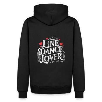 Conception de danse en ligne pour danseurs et groupe de danse - Sweat à capuche Premium bio Homme - noir - Dos - Nico (187cm)