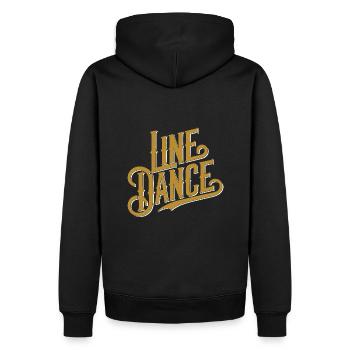 Conception de danse en ligne pour danseurs et groupe de danse - Sweat à capuche Premium bio Homme - noir - Dos - Nico (187cm)