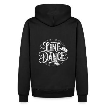 Conception de danse en ligne pour danseurs et groupe de danse - Sweat à capuche Premium bio Homme - noir - Dos - Nico (187cm)
