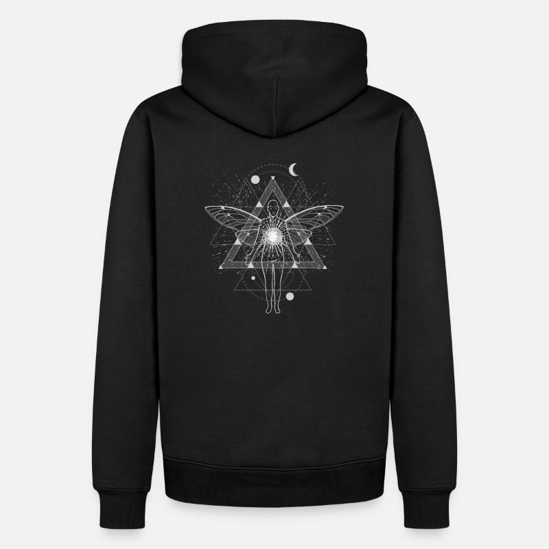 Astral Design - Sweat à capuche Premium bio Homme - noir