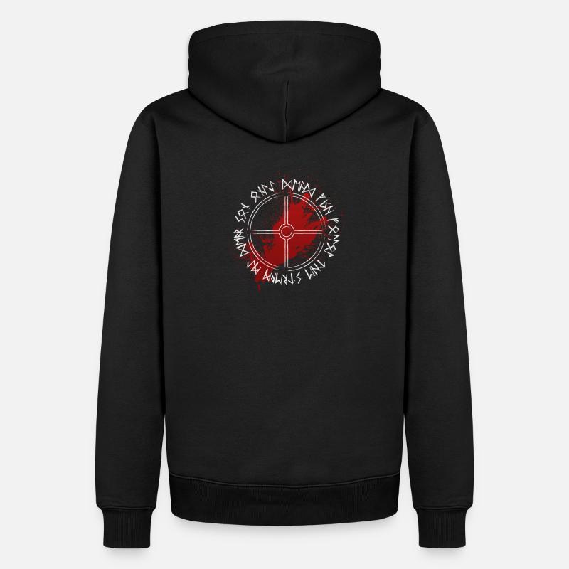 Vikings - Sweat à capuche Premium bio Homme - noir