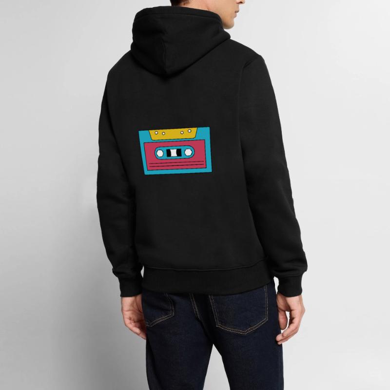Kassette Männer Premium Bio Hoodie