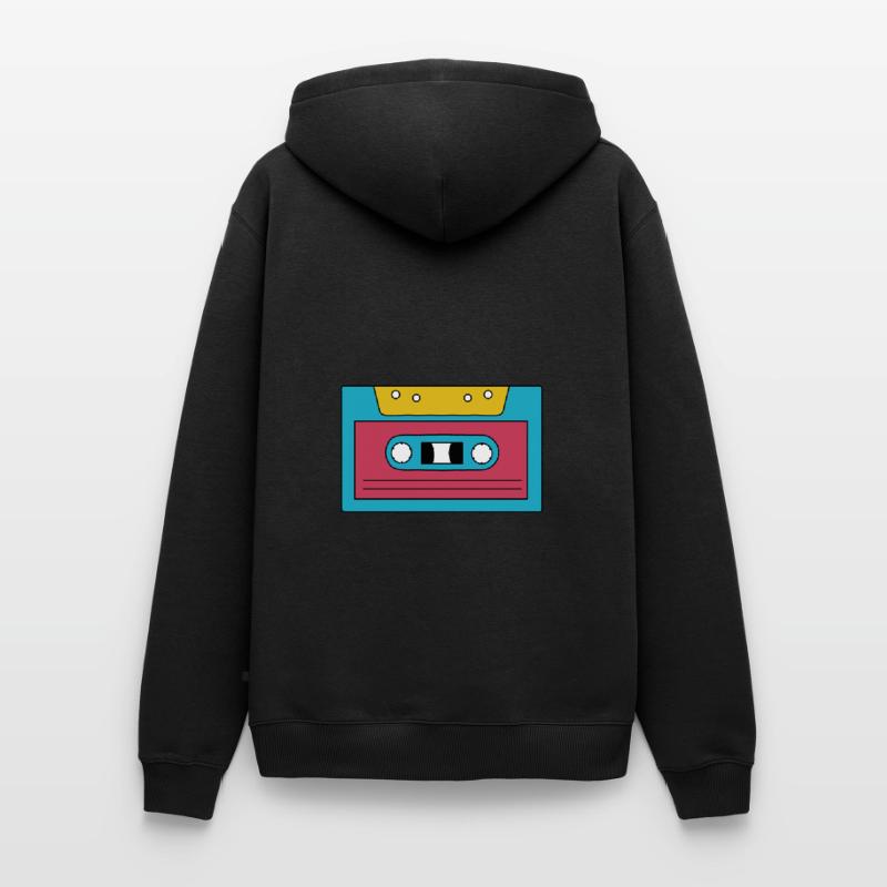Kassette Männer Premium Bio Hoodie
