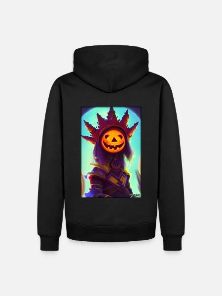 Happy Halloween Pumpkin King Monster - Men’s Premium Organic Hoodie - black