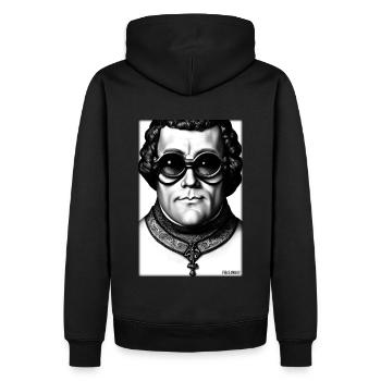 Martin Luther Sunglasses Religion Church - Sweat à capuche Premium bio Homme - noir - Dos - Nico (187cm)
