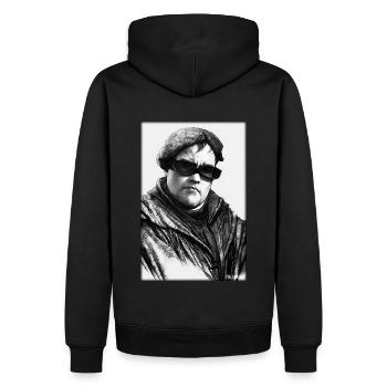 Martin Luther Sunglasses Religion Church - Sweat à capuche Premium bio Homme - noir - Dos - Nico (187cm)