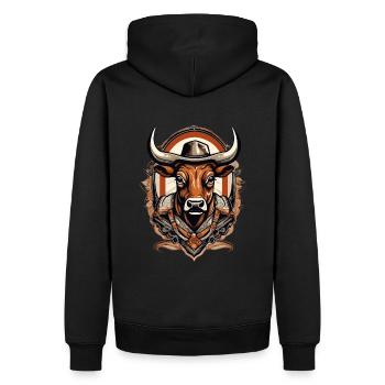Torero Stierkämpfer - Männer Premium Bio Hoodie - Schwarz - Hinten - Nico (187cm)