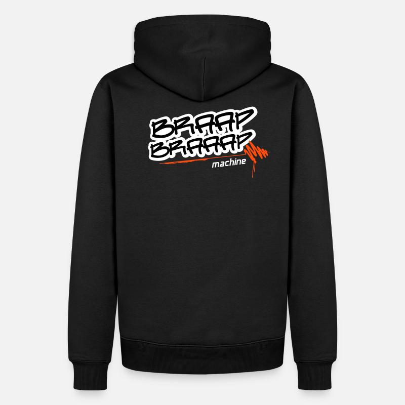 Braap braaap machine - Männer Premium Bio Hoodie - undefined