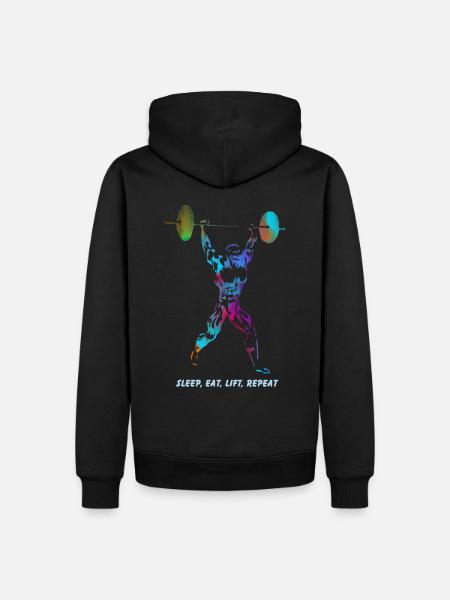 Jerk - Männer Premium Bio Hoodie - Schwarz