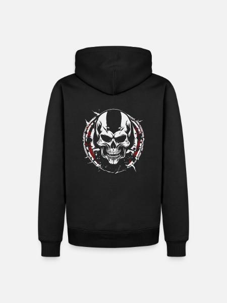 Totenkopf / Skull - Men’s Premium Organic Hoodie - black