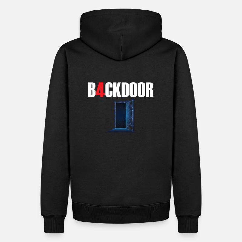 Porte dérobée - Sweat à capuche Premium bio Homme - noir