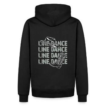 Danse en ligne Danse en ligne Danse en ligne Danse - Sweat à capuche Premium bio Homme - noir - Dos - Nico (187cm)
