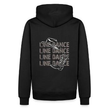 Danse en ligne Danse en ligne Danse en ligne Danse - Sweat à capuche Premium bio Homme - noir - Dos - Nico (187cm)