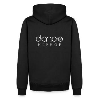 Dance HipHop - Männer Premium Bio Hoodie - Schwarz - Hinten - Nico (187cm)