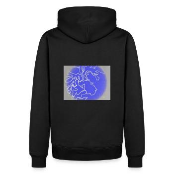 MAI K Sum23 - Männer Premium Bio Hoodie - Schwarz - Hinten - Nico (187cm)