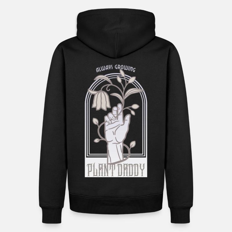 Plant Daddy - Männer Premium Bio Hoodie - Schwarz
