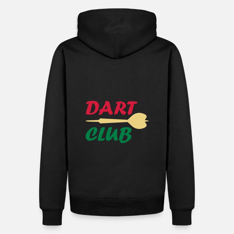 Club de fléchettes (fléchettes) - Sweat à capuche Premium bio Homme - noir